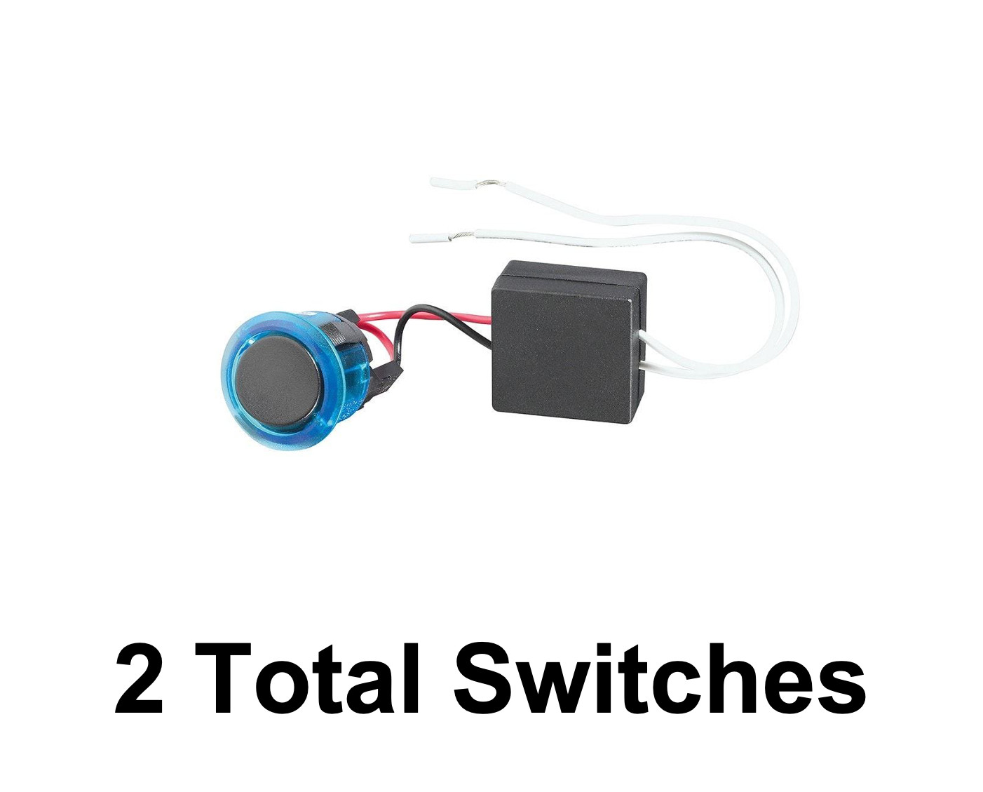 (2) RadioShack SPST 125/250VAC 16/10A Illuminated Round Rocker Switch №: 2750028