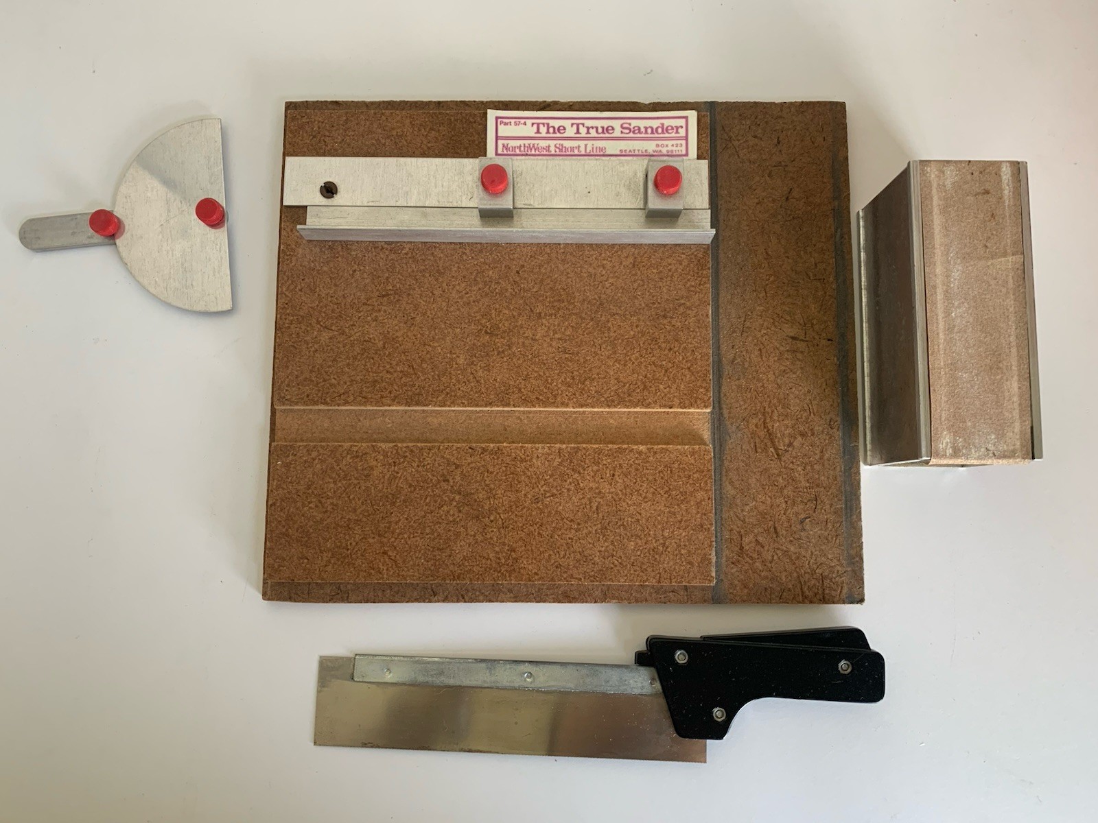 NWSL Northwest Short Line “The True Sander” Model Railroad Tool + Extra Jigs Saw