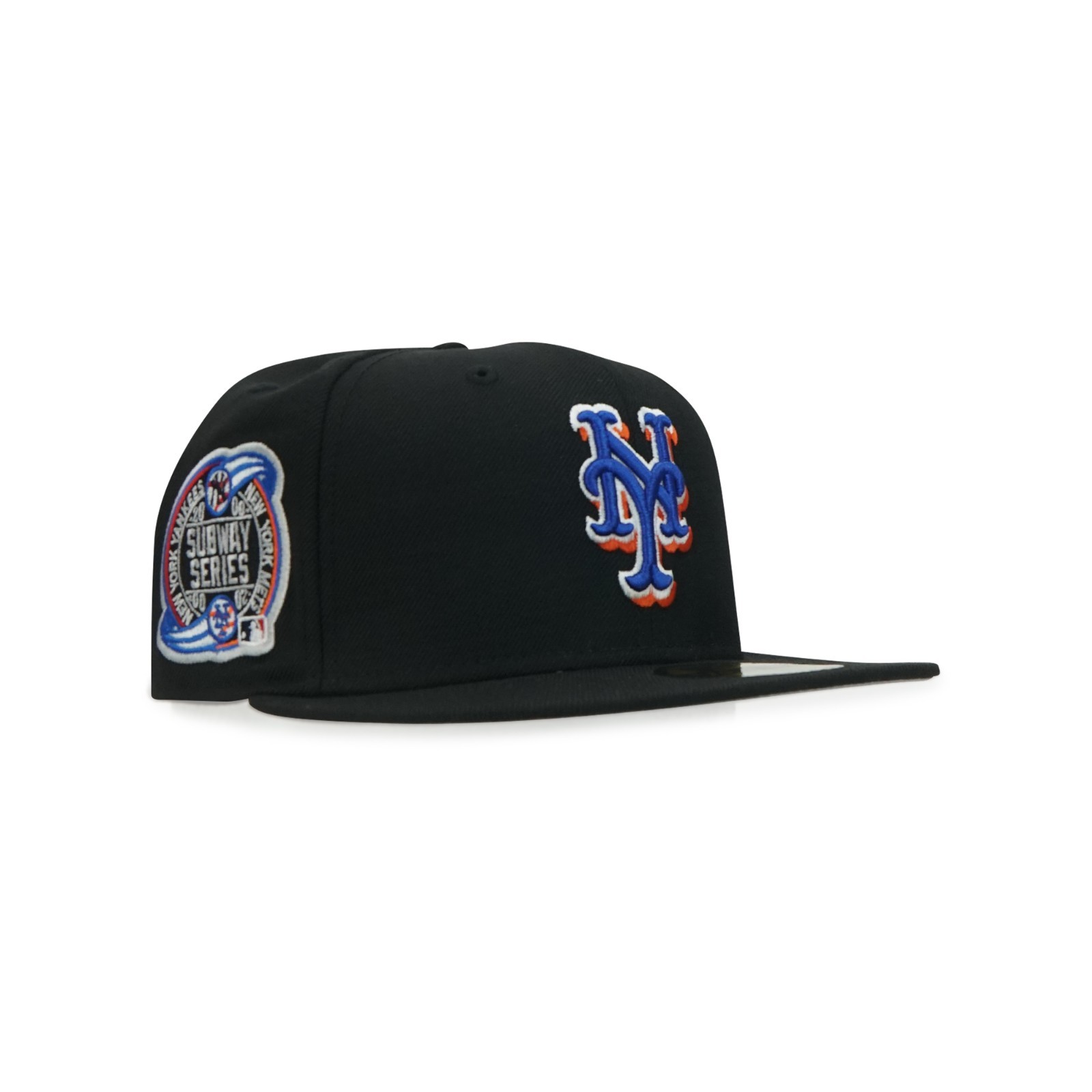New York Mets New Era 2000 World "Subway" Series Black 59FIFTY Fitted Hat Cap