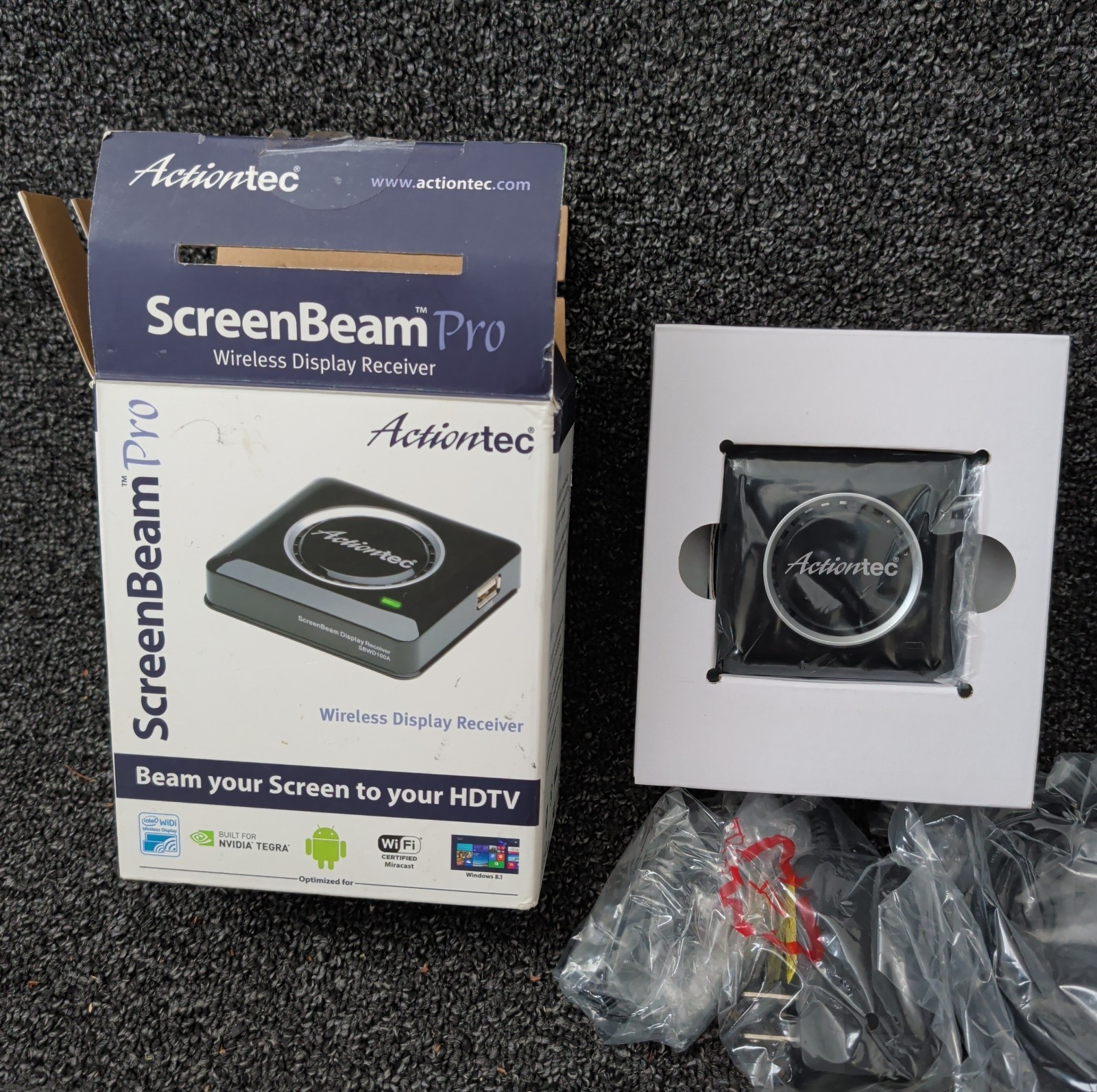 ACTIONTEC SBWD100A SCREENBEAM PRO - WIRELESS DISPLAY RECEIVER New Open Box