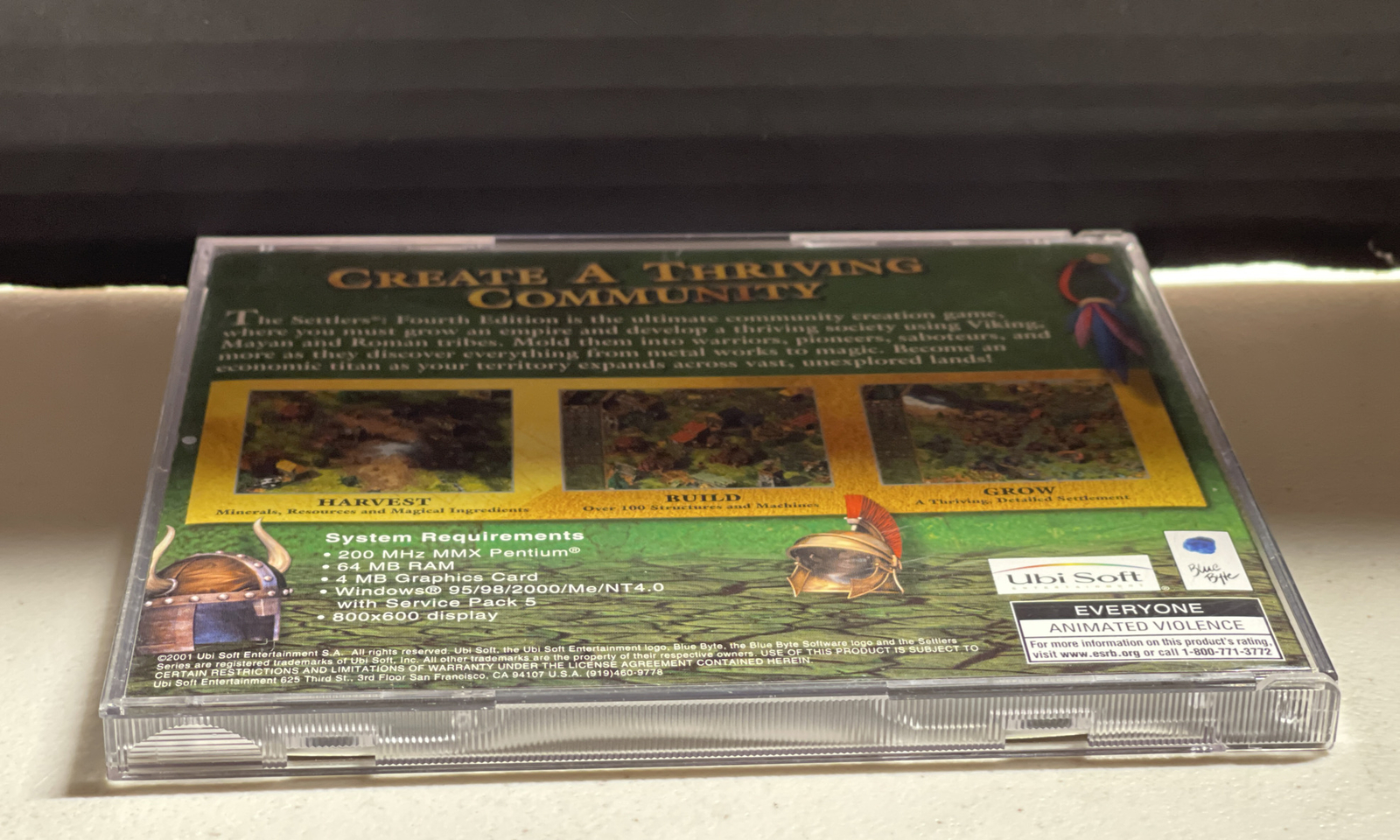 The Settlers Fourth Edition CD ROM with Viking Roman Mayan Unexplored Lands