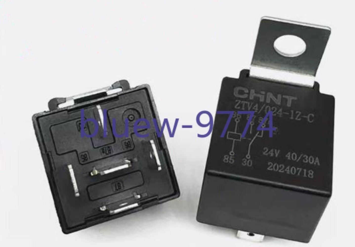 2PCS NEW CHNT ZTV4/024-1Z-C Wind Speed Electromagnetic Relay with Sheet