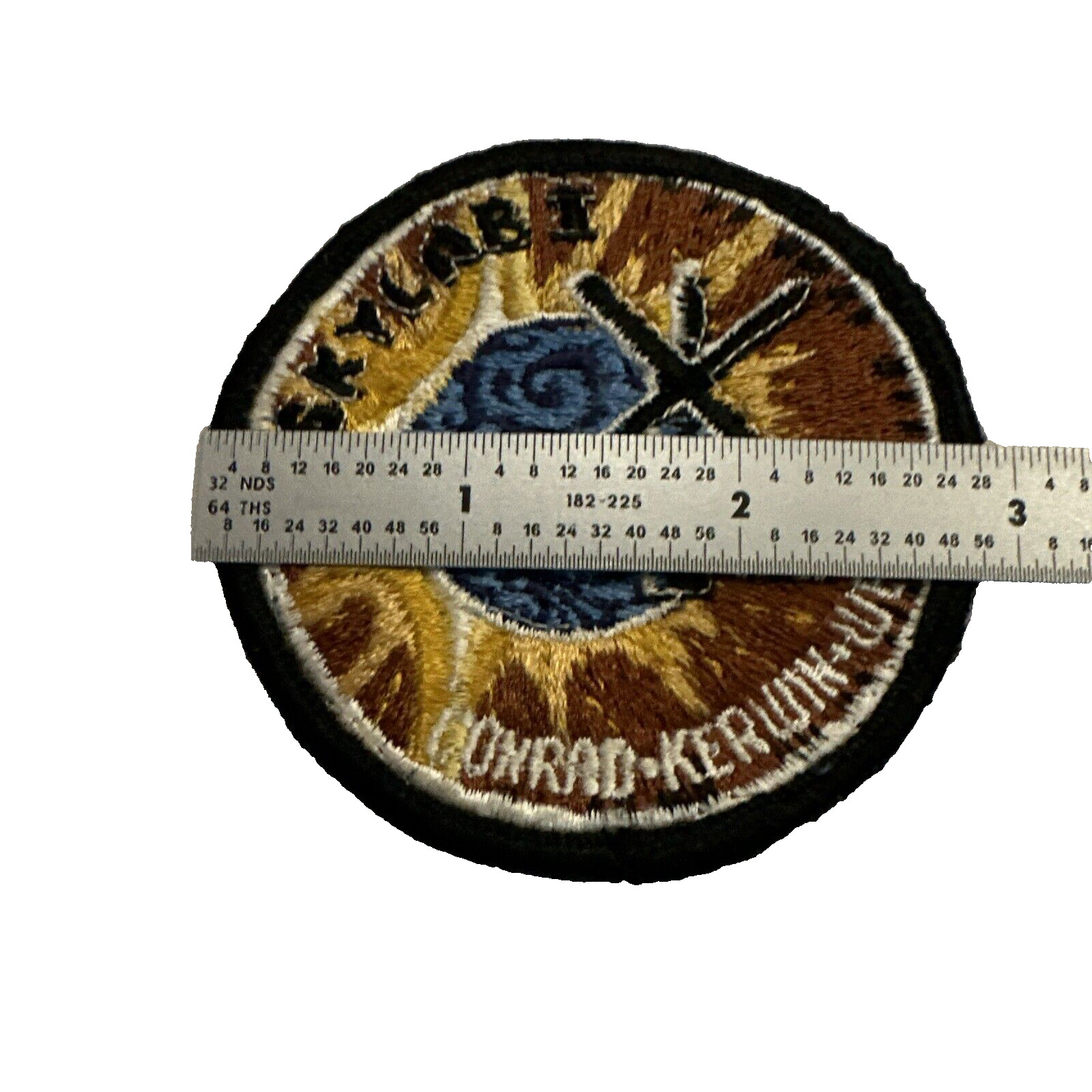 NASA Embroidered Patch Skylab 1 Space Badge Conrad Kerwin Weitz 2-7/8” Diameter