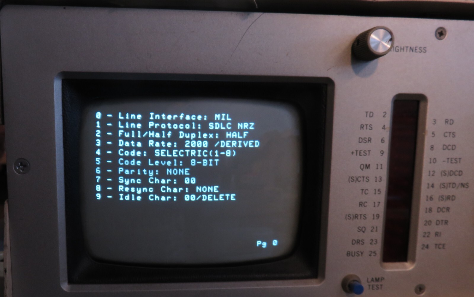 Vintage 1981 International Data Sciences Hawk 4010 Datatrap 5" CRT Power Tested