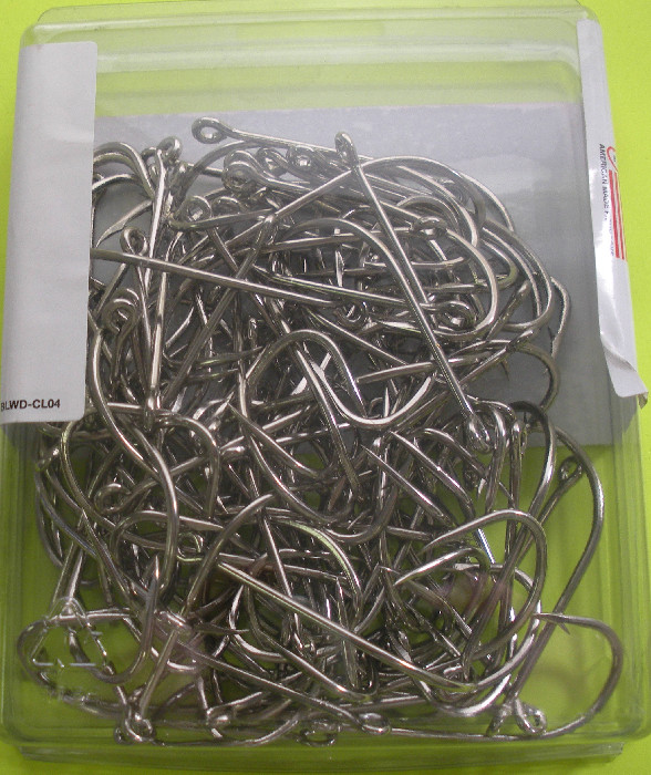 Eagle Claw 085-2 #2 Nickel Plated Hooks 100CT