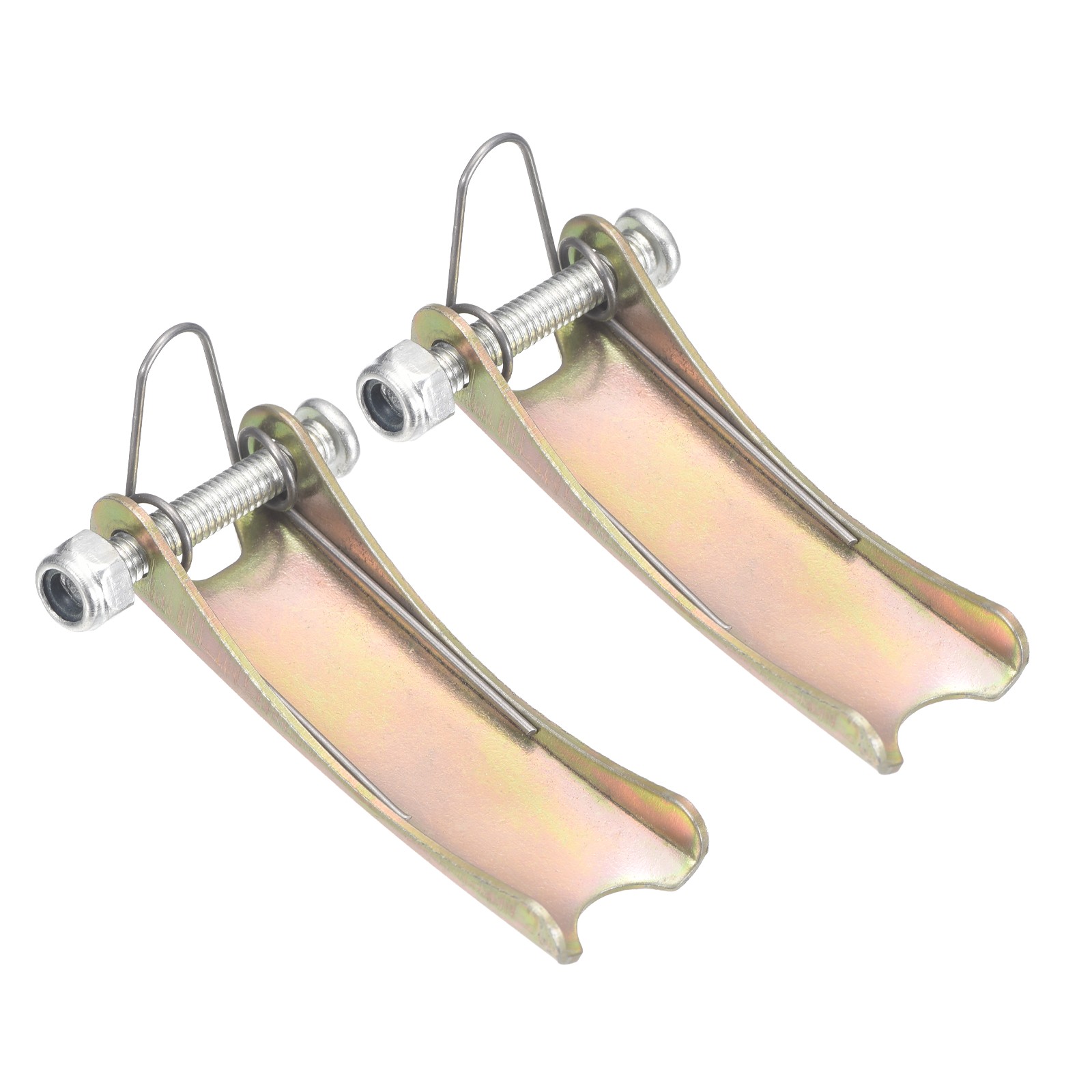 2 Pack 2.1 Inch / 53mm 2T Metal Replacement Hooks Latch, Color Steel