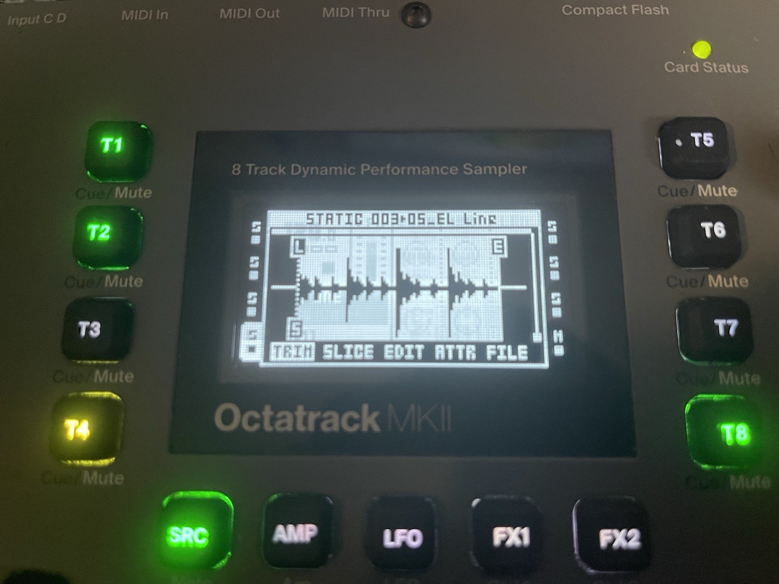 Elektron Octatrack MKII Dynamic Performance Sampler Gray