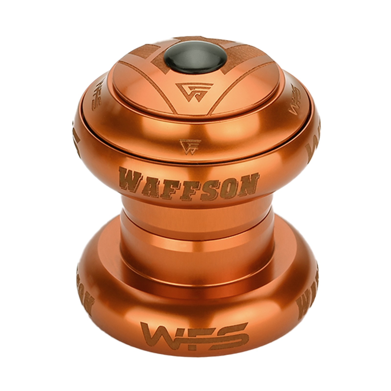 WFS NV.73 1 Inch CNC Alloy Threadless Headset with Top Cap , Orange