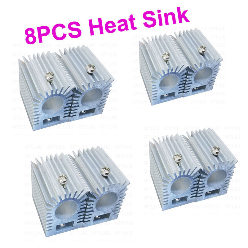 8pcs Professional Cooling Heatsink/ Heat Sink for 12mm Laser Diode Module