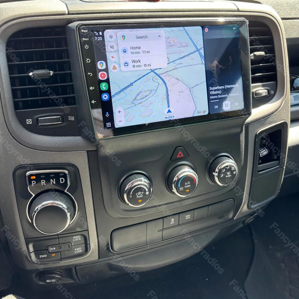 For 2013-2019 Dodge Ram 1500 2500 3500 Car Radio Stereo CarPlay Android 15 GPS
