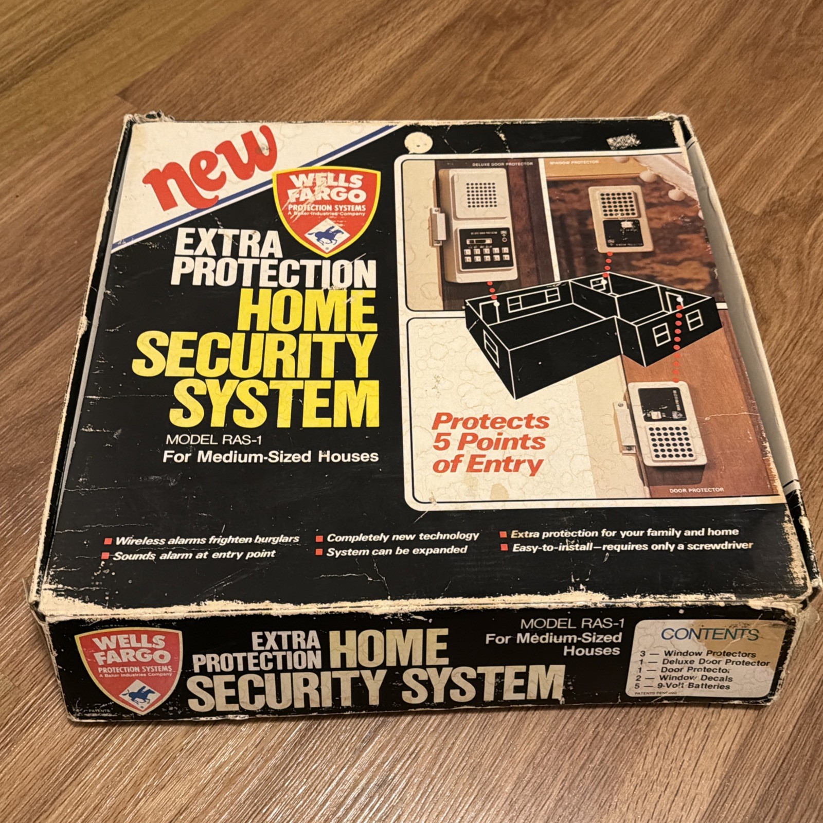 Vintage Never Installed Wells Fargo Security System Model RAS-1 Medium Size Home