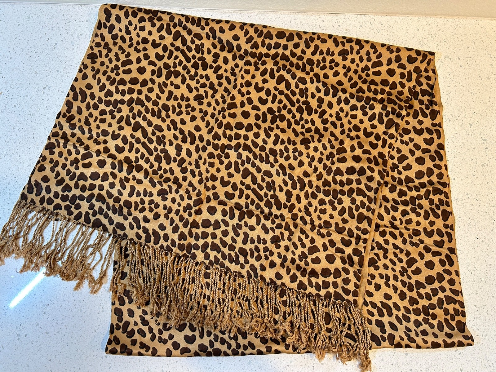 Cejon  Leopard Cheetah Animal Print   Oversized Scarf Wrap Shawl - Unisex