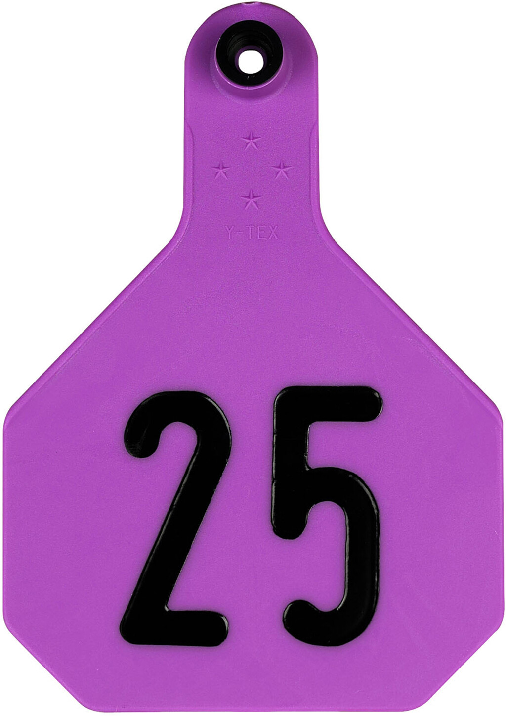 Y-Tex Large 4 Star Cattle Ear Tags Purple Numbered 176-200