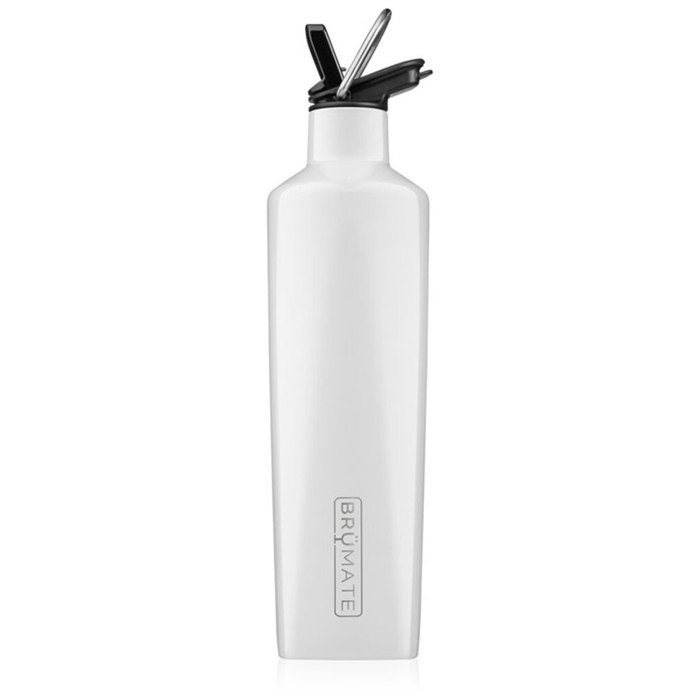 BrüMate RH25W 25oz Rehydration Water or Liquor Bottle (Ice White)