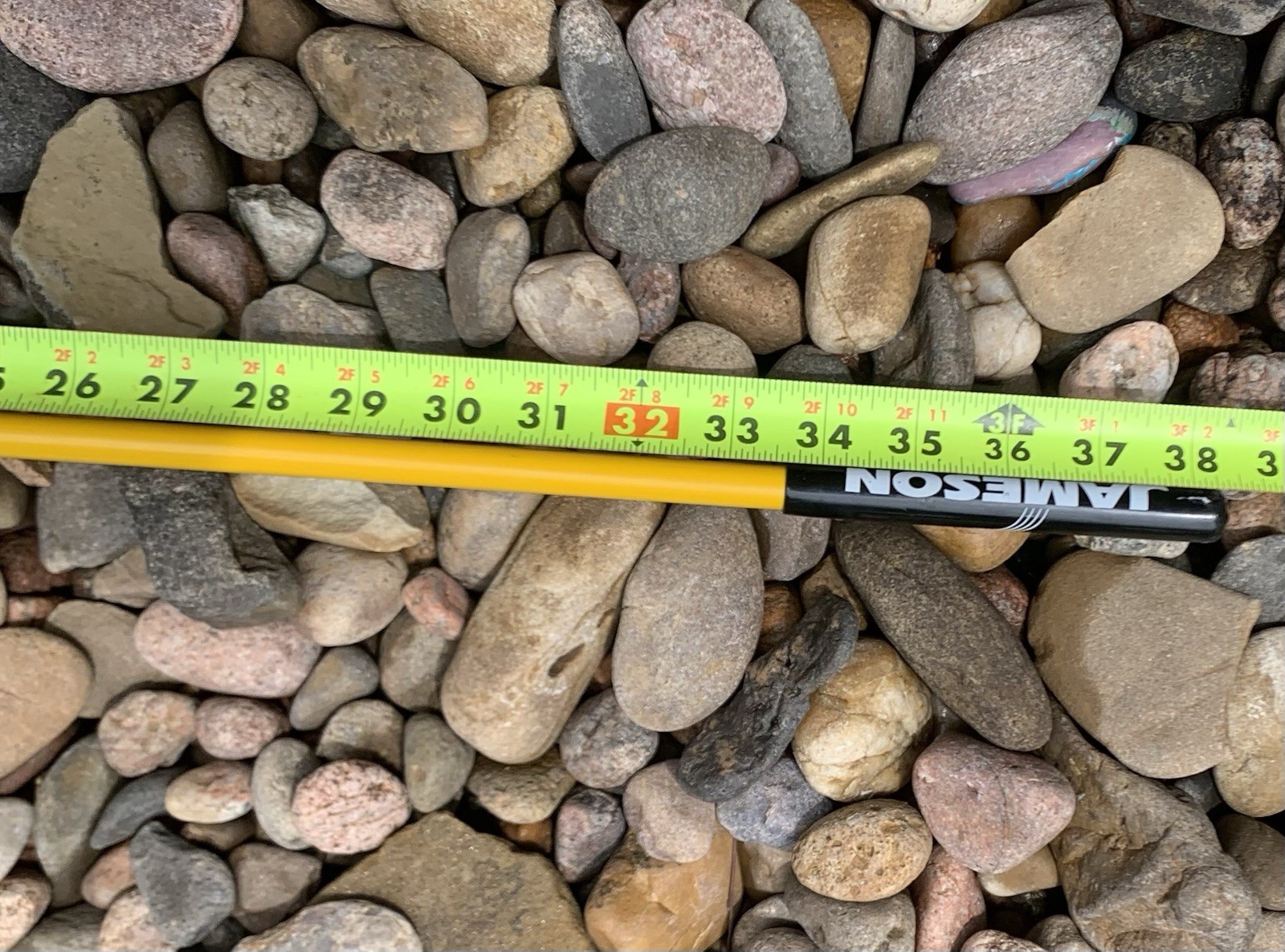 Jameson Fiberglass Rod. Used. 38”.