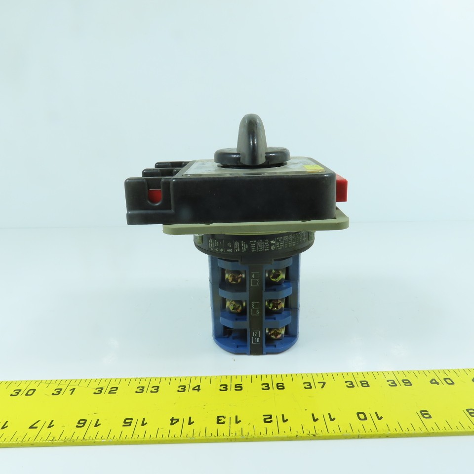 Kraus & Naimer C43 Rotary Drum Switch 65A 600VAC 3-30HP