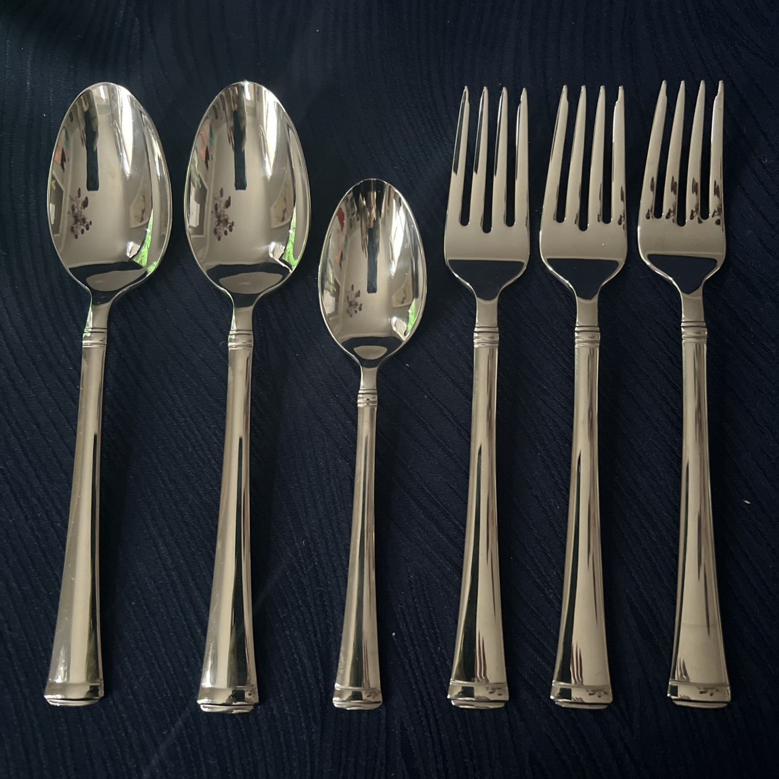Salad Forks, Soup Spoons, Teaspoon - Mikasa Harmony, 18/10 Stainless Silverware