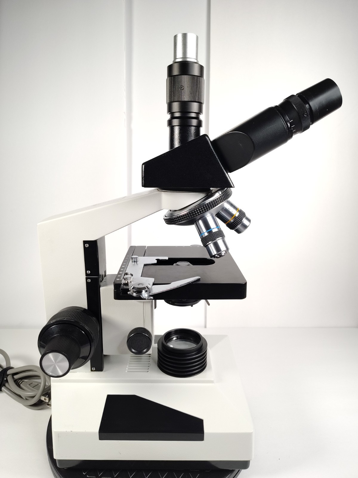 AmScope Lab Clinic Vet Trinocular Compound Microscope