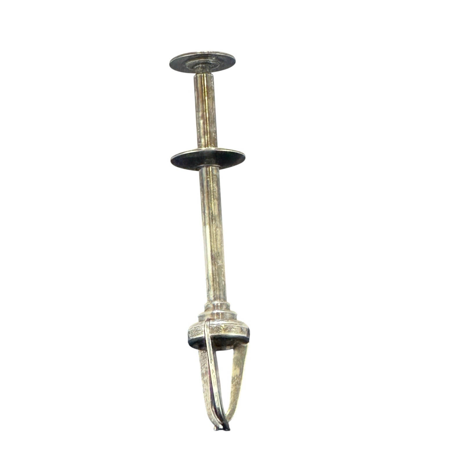 Aksel Holmsen Norway Sterling Silver Mechanical Sugar /Olive Tong