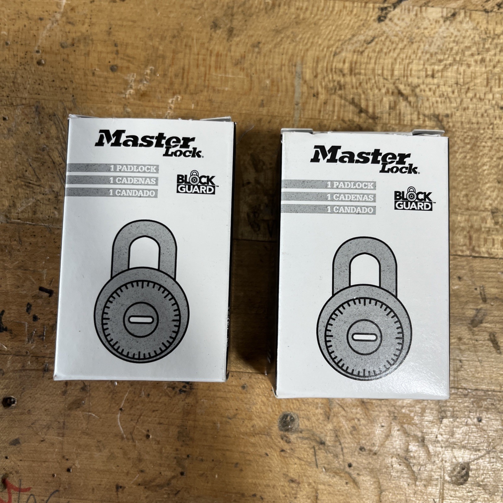 2 New Master Lock Combination Padlocks Gym School Locker Gate Bicycle Chain Safe
