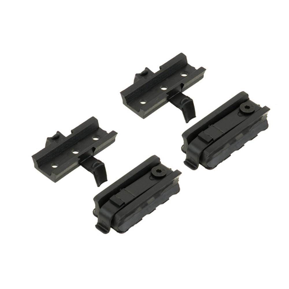 FMA Helmet Rail Adapter Kit – Accessory Mount Set (Black) TB293