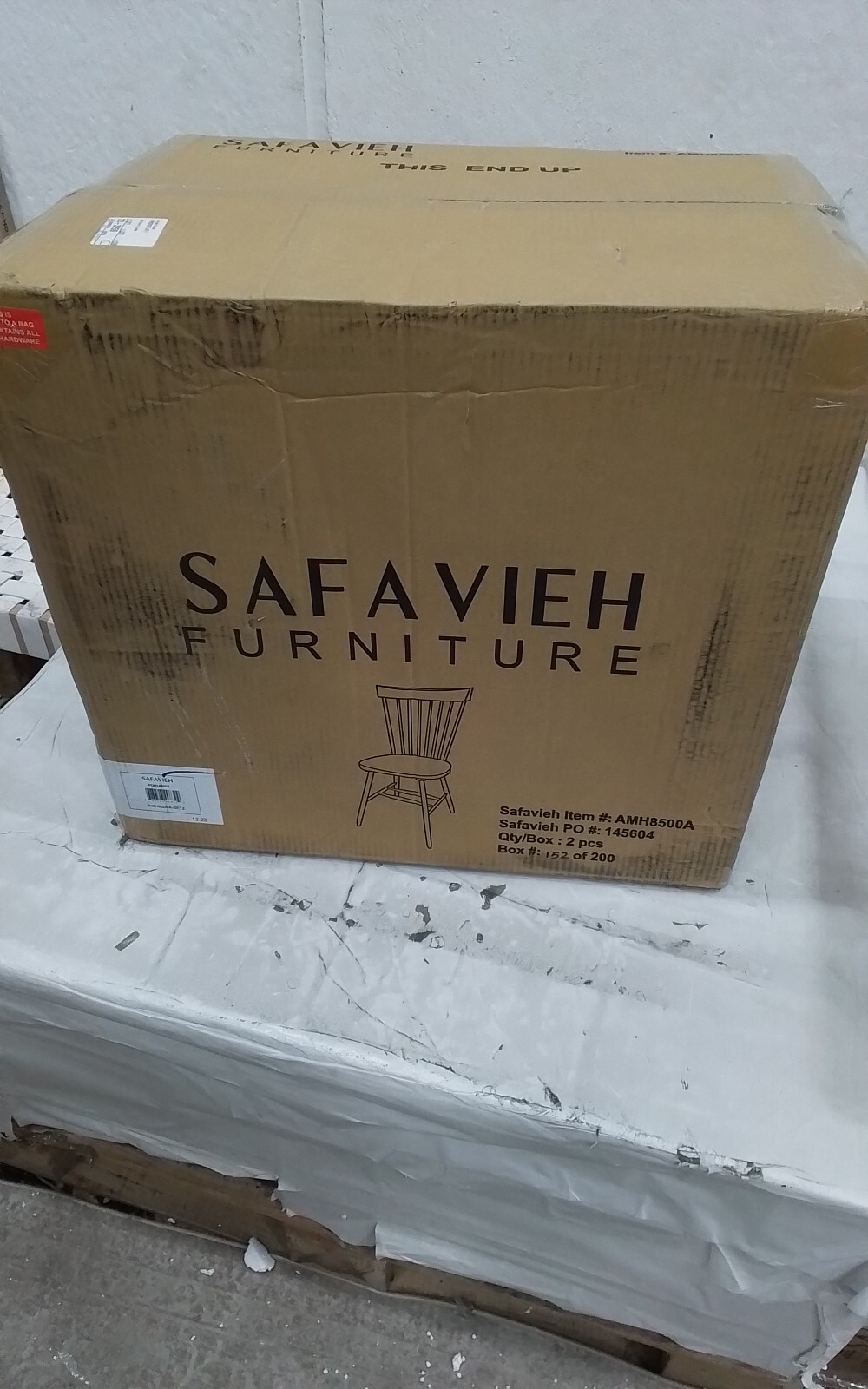 Safavieh PARKER SPINDEL SIDE CHAIR, Reduced Price 2172756480 AMH8500A