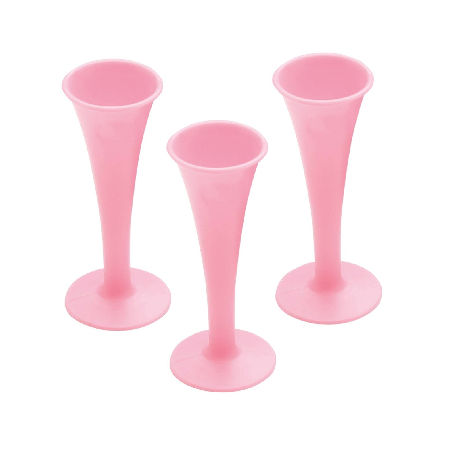 Lot Of 3 Pcs Pinard Fetal Stethoscope Pink Color Plastic Surgical Medical Inst