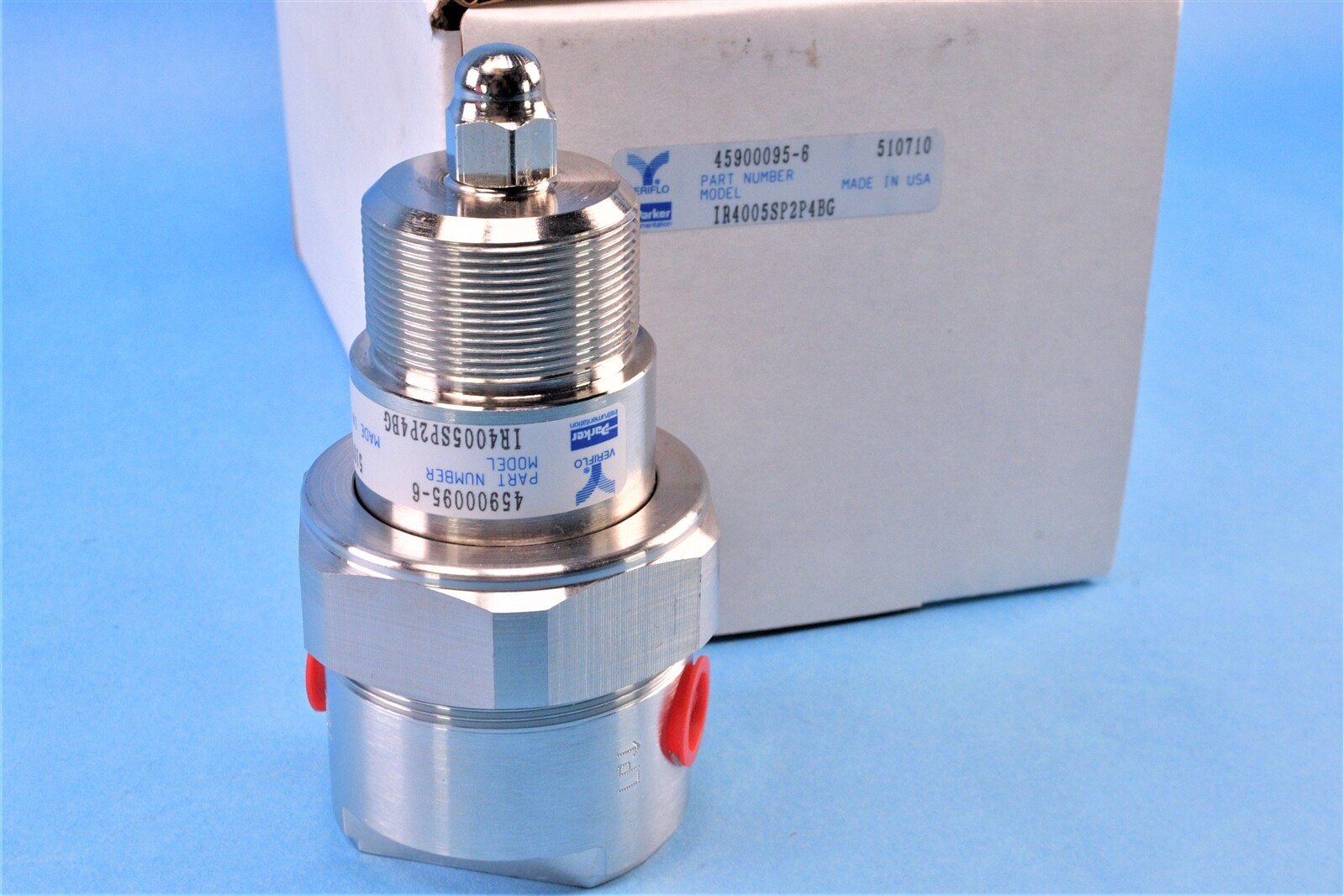Parker IR4005 Single Stage Pressure Regulator Stainless Steel 20 to 500 psi 1/4"