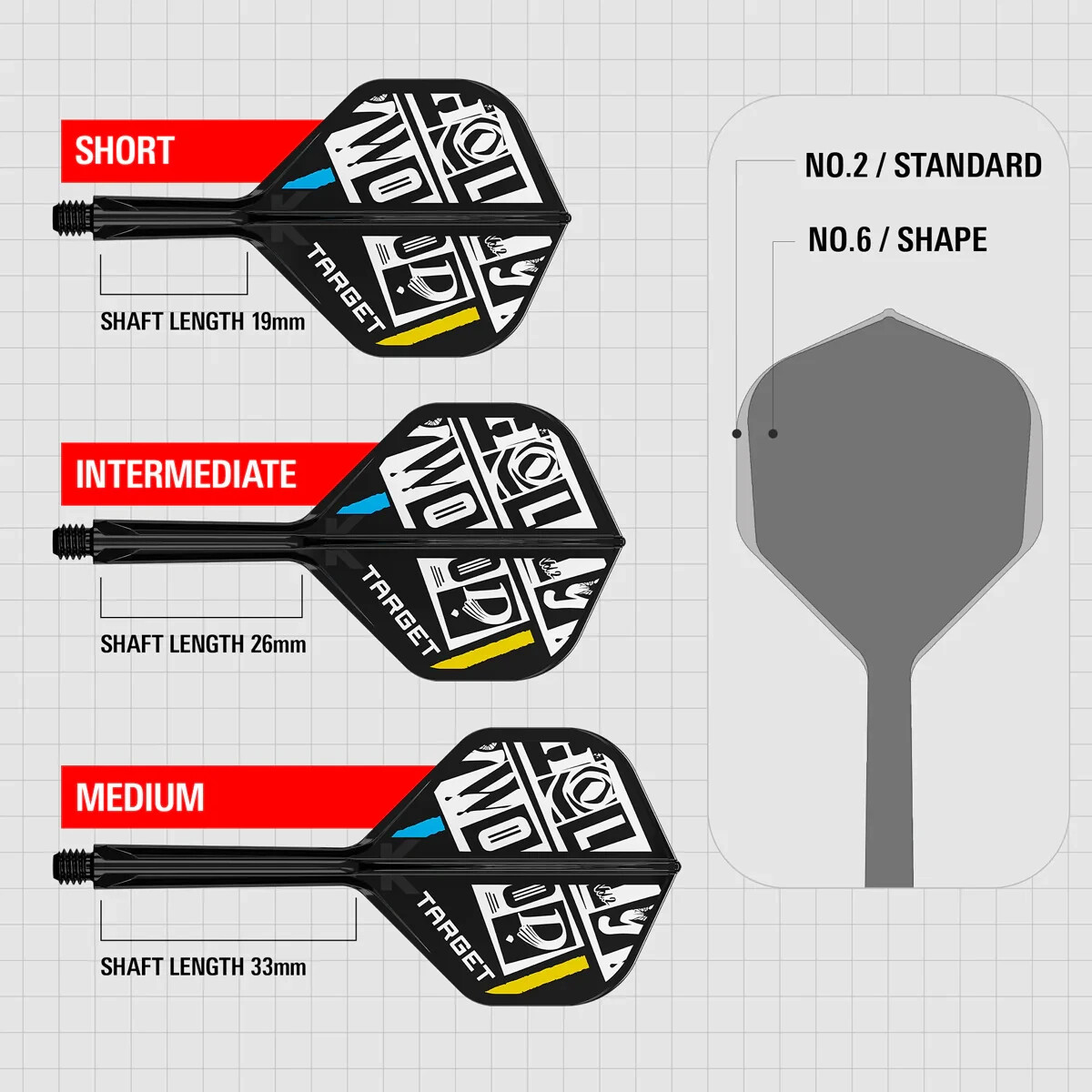 CHRIS DOBEY TARGET K-FLEX 1 PIECE INTERMEDIATE SHAFT NO2 FLIGHT