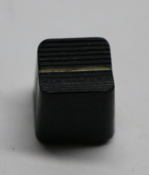 REPLACEMENT KNOB vintage Peavey mixer board black slider knob 3/4" x 5/8" x 5/8"