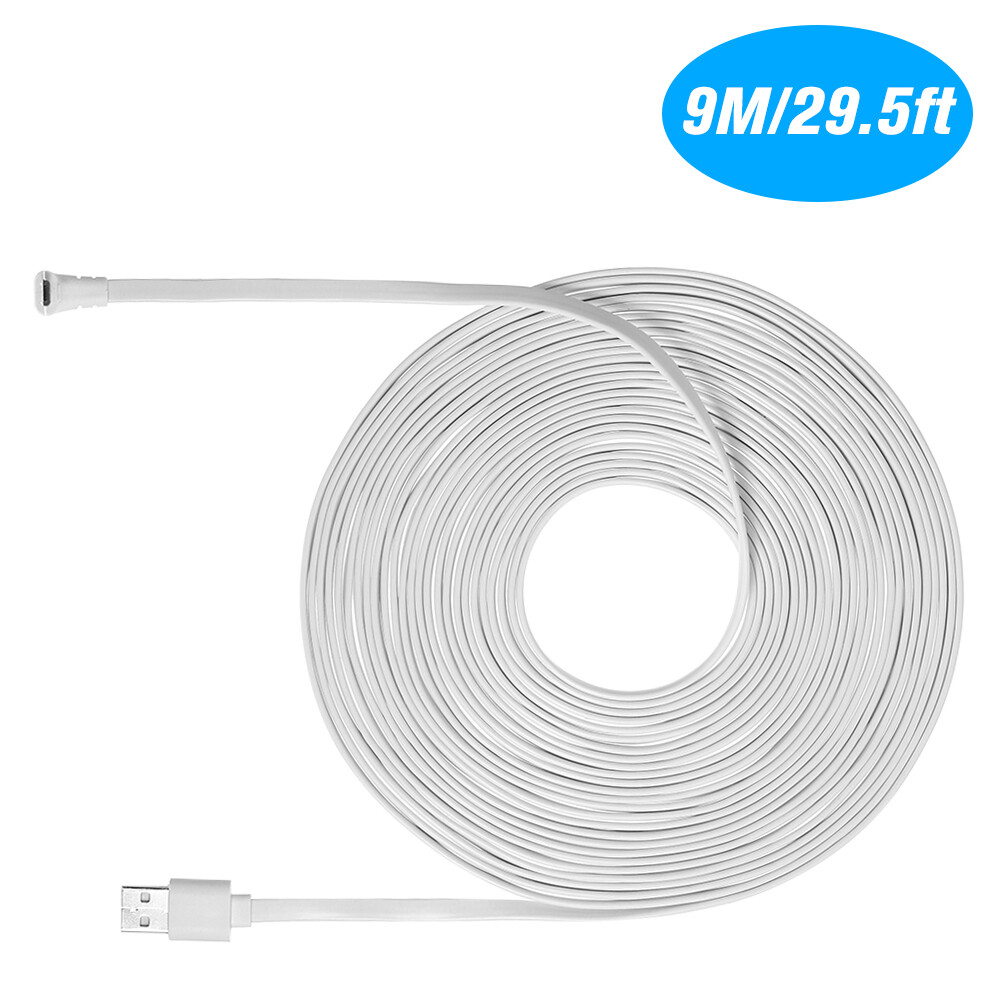 29.5ft 9M Charging Power Cable Fits for Arlo Pro Arlo Pro 2 Arlo GO/Light E0I7