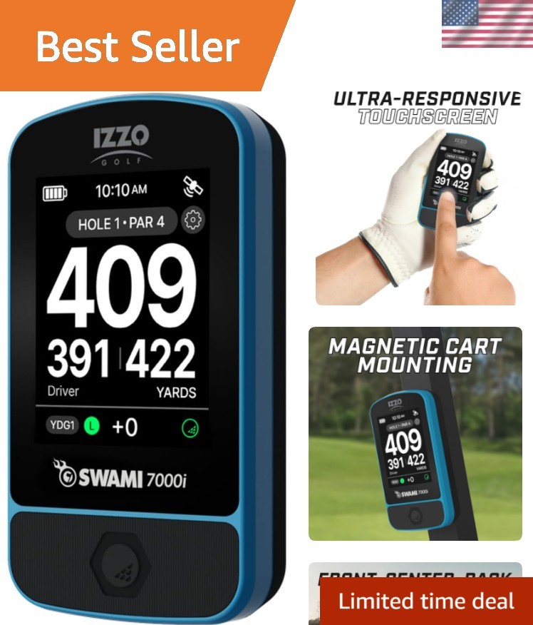 Swami Golf GPS Rangefinder - Color Display & Scorekeeper