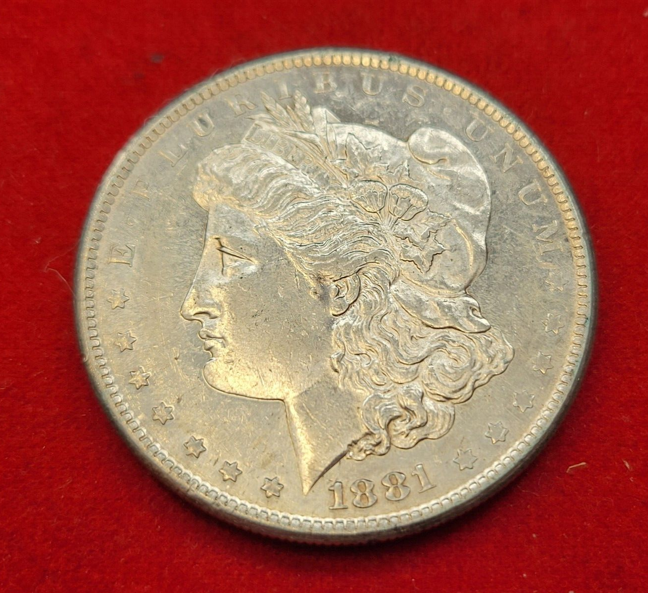 1881S CH Gem BU Morgan Silver Dollar 24065
