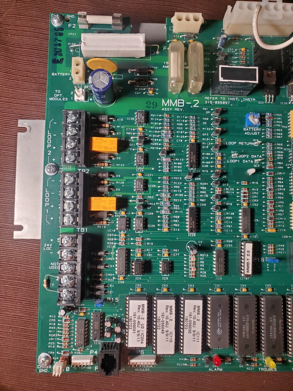 Siemens MMB-2 Fire Alarm Control Panel
