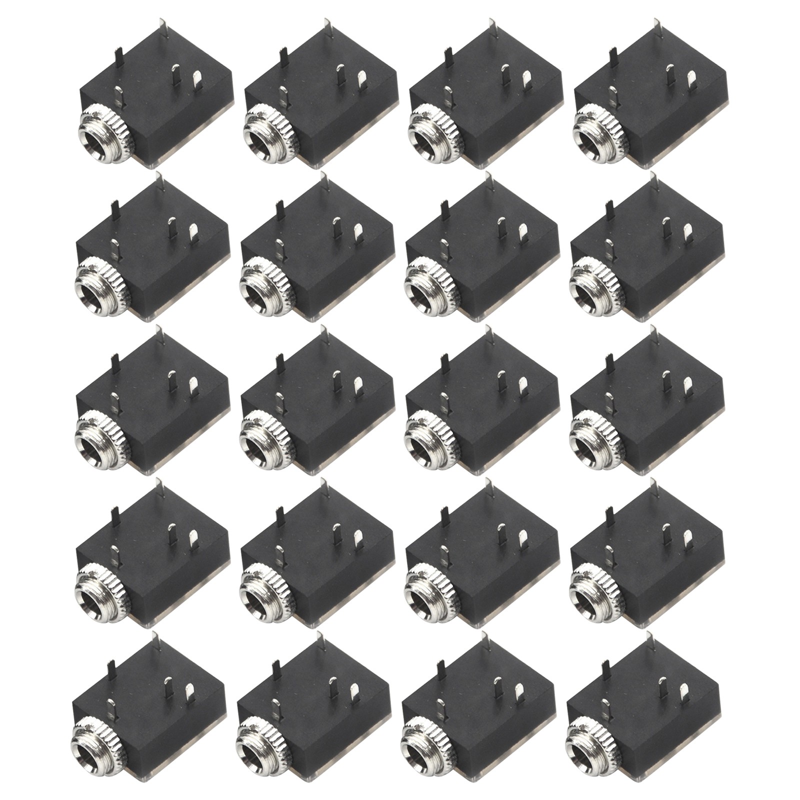 20X 3.5mm Audio Jack Socket PCB Panel Mount For Headphone PCB Mount Stereo Jack