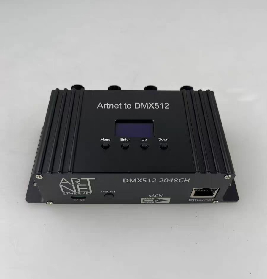 2 Port 1024CH Artnet sACN RDM - DMX512 Node light controller | Unlock MA2 4096CH