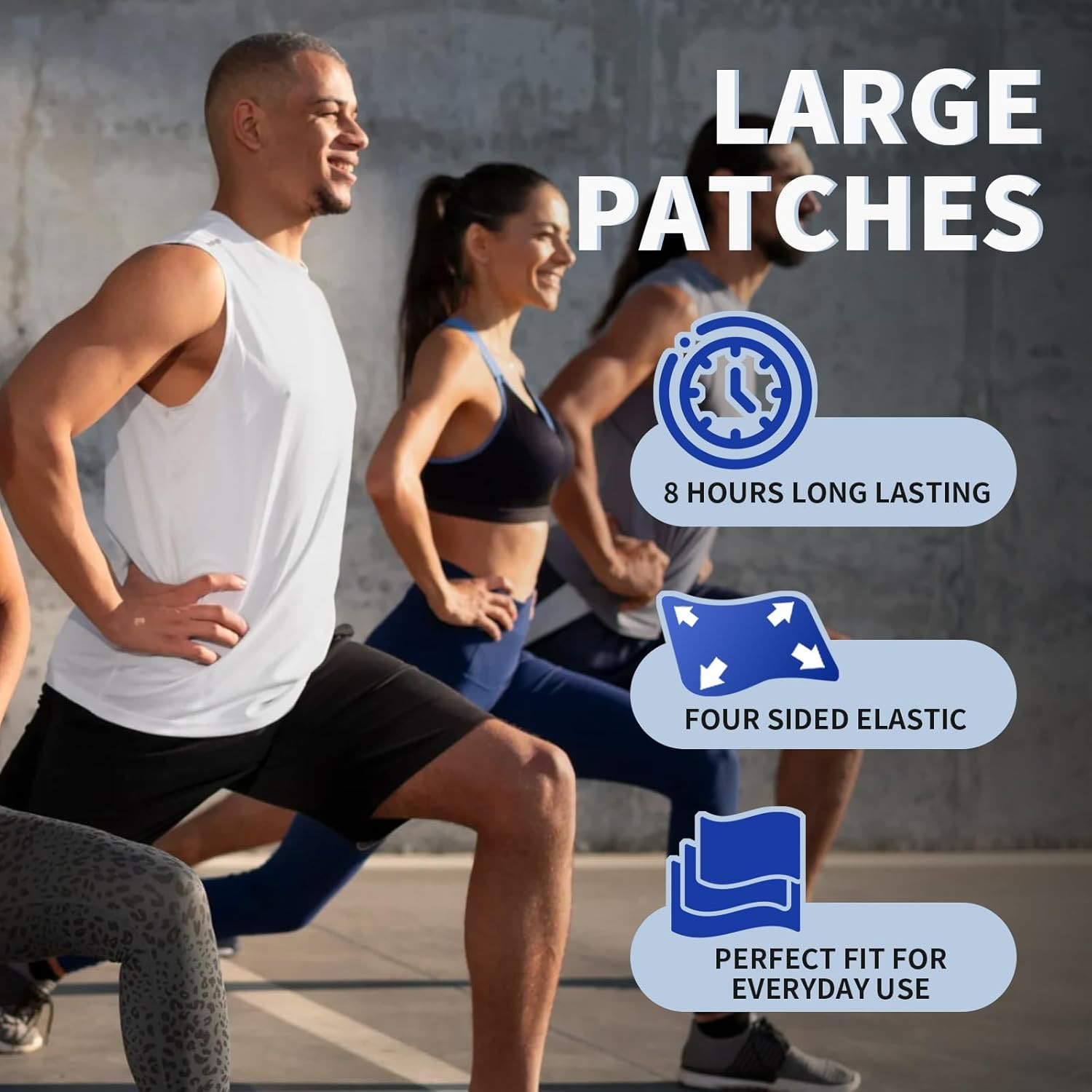 12 Count Pain Relief Patch for Back Neck Shoulder and Knee Discomf...