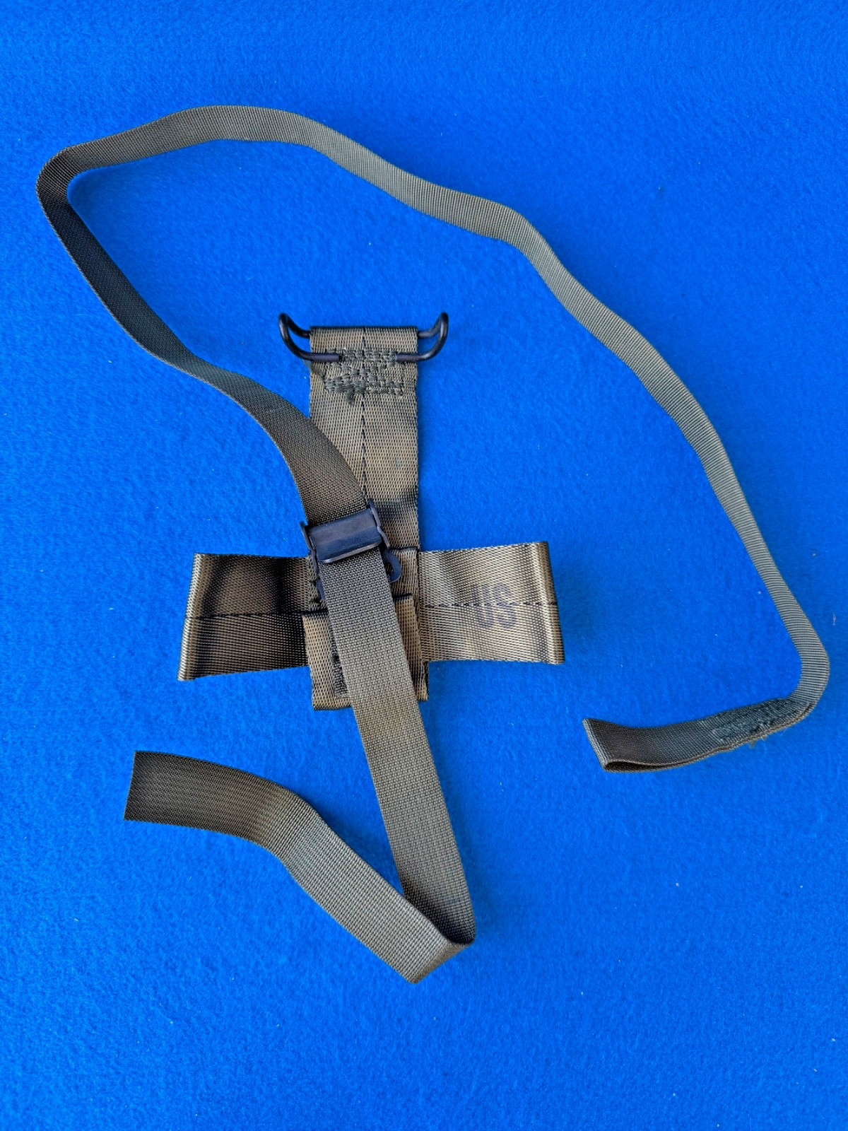 Vietnam Era Nylon Rifle Butt Pocket and Strap Assembly for Rucksack Pack MINT