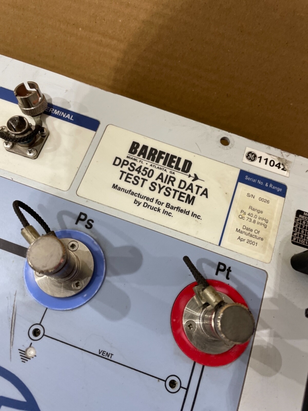 BARFIELD DPS450 air data test system