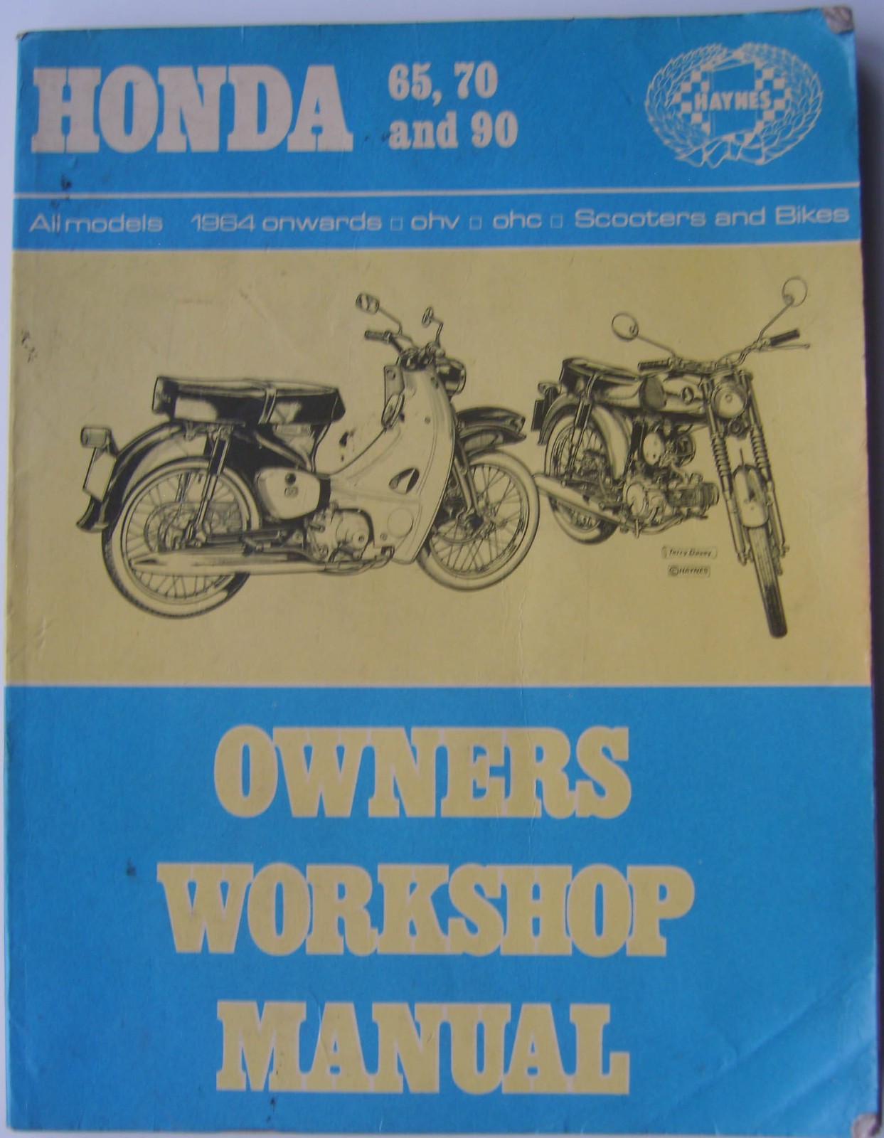 Honda 65 70 90 Haynes Owners Manual 1964