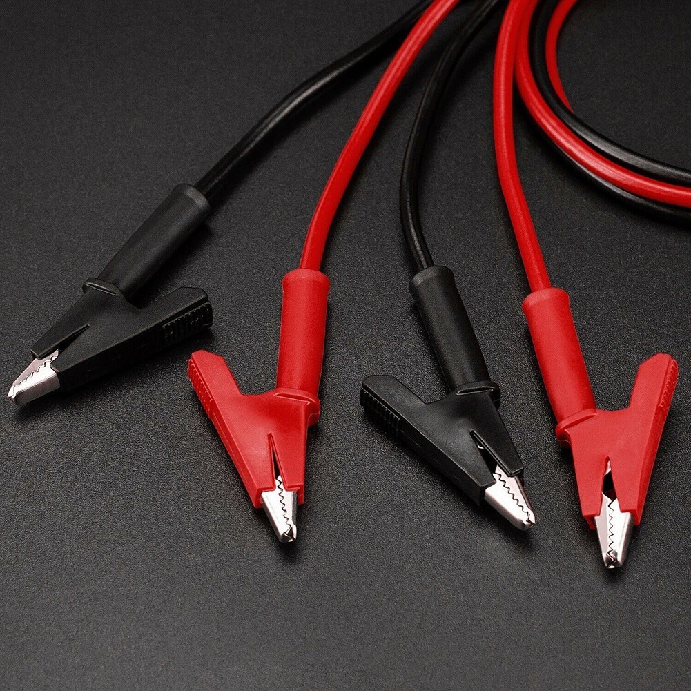 For Clips Electrical Test Leads Set 15A For Jumper Wires With Copper Clips