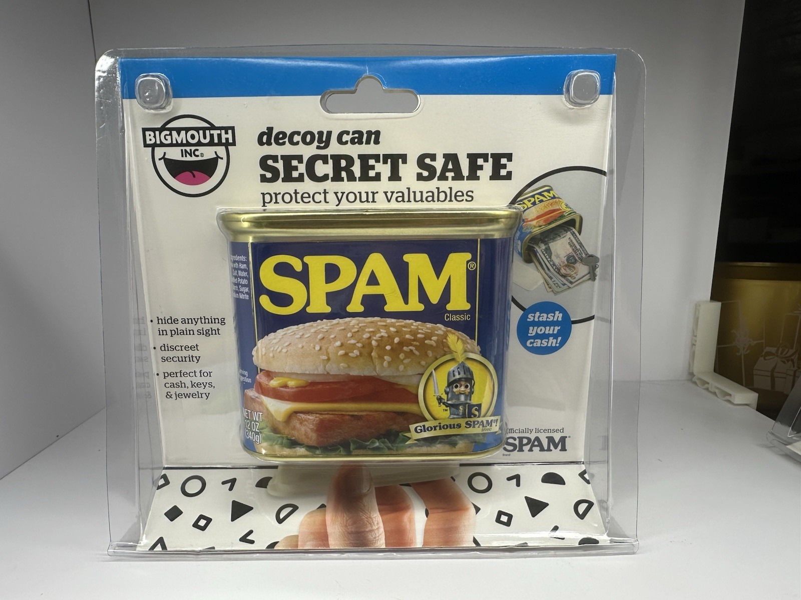 Bigmouth Inc. Secret Safe Decoy SPAM Can, New in Package