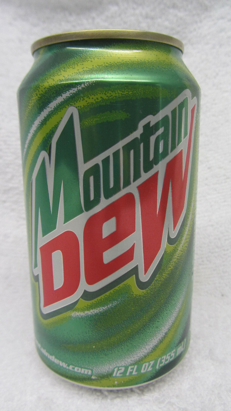 Vtg Mountain Dew MISSOURI VALLEY Promotional 12 oz EMPTY can 2002 MT DEW