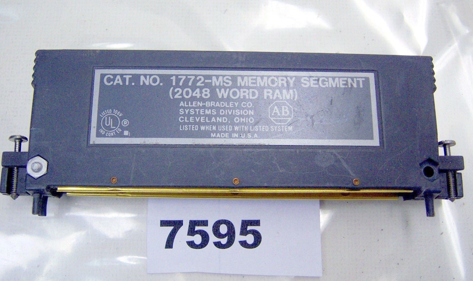 Allen-Bradley 2048 Word Memory Module 1772-MS