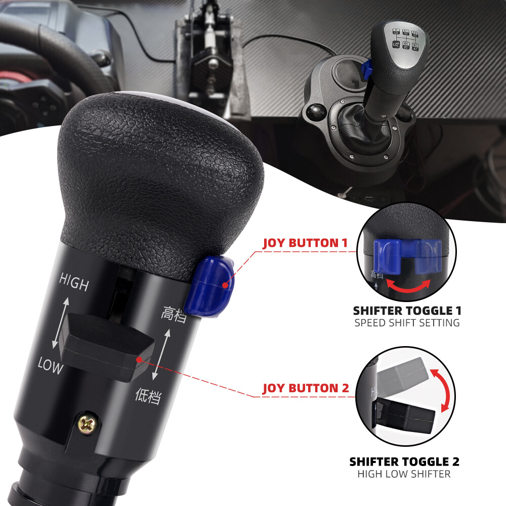 NEW USB Shifter Knob ATS ETS2 PC SIM For Logitech G27 G29 G920 Thrustmaster TH8A