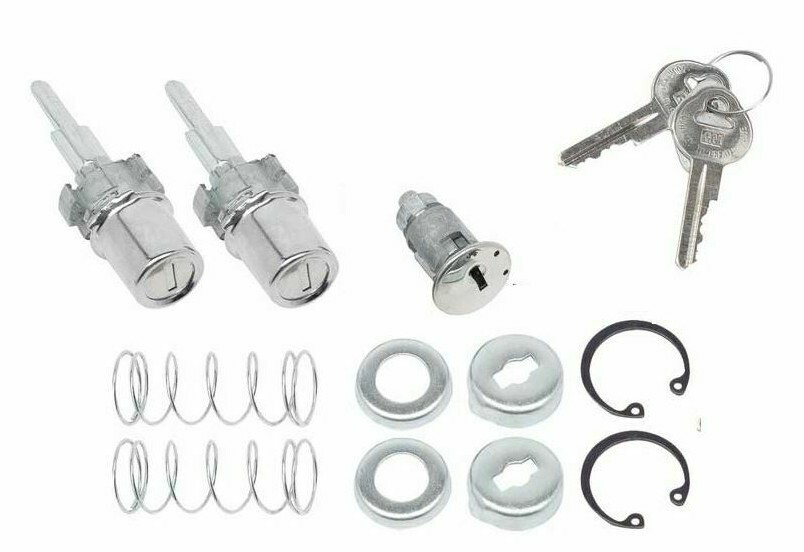Ignition and 2 Door Lock Set 1960-1966 Chevy/GMC Pickup Trucks and Suburbans