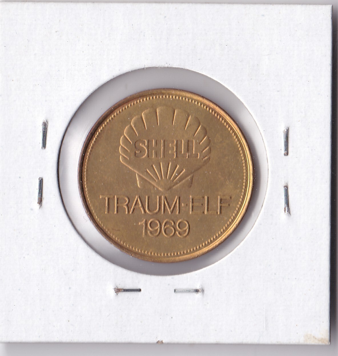 Gerhard Muller Traum-Elf 1969 Shell Token