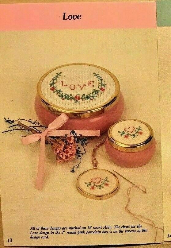 Cross Stitch Pattern Framecraft Miniatures Love