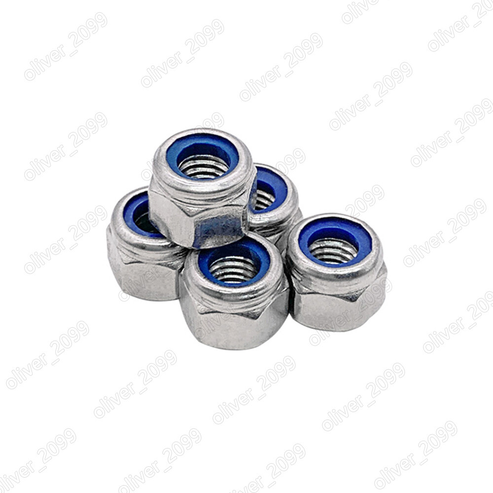 316 Stainless Steel Prevailing Torque Type Hexagon Nuts With Nonmetallic Insert