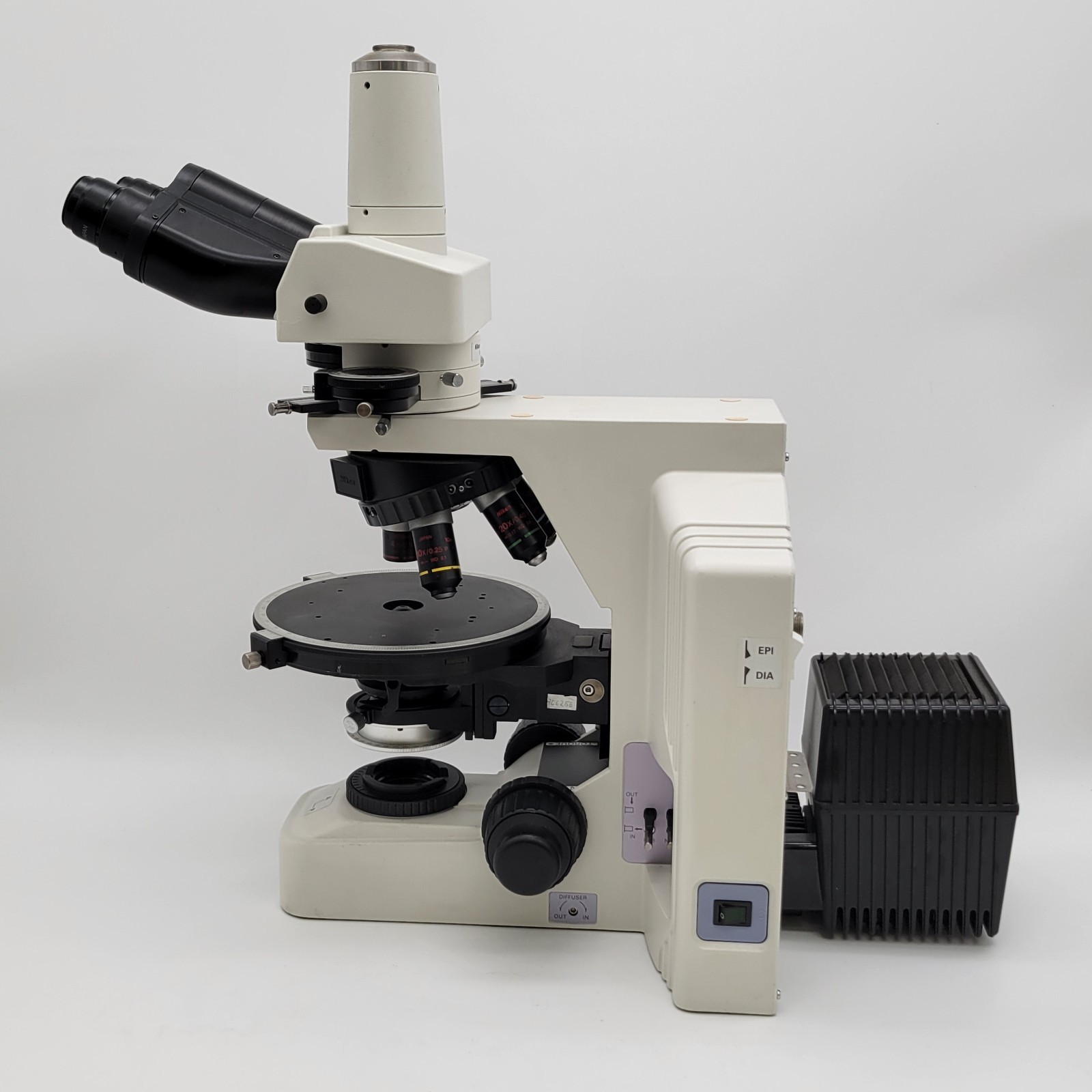 Nikon Microscope Eclipse E600 Pol with Trinocular Head Polarizing